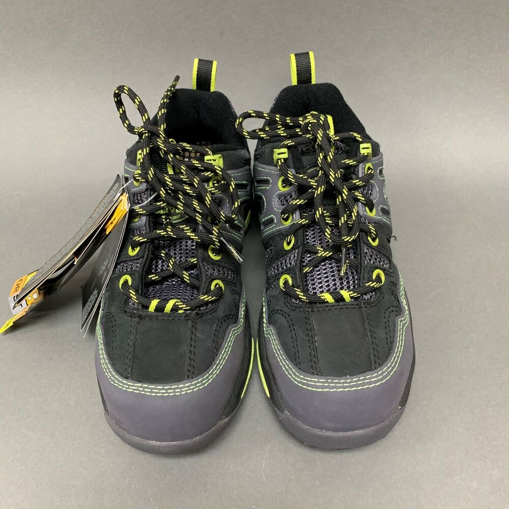 Bootmakers Oliver by Honeywell‎ Tennis Shoes 5 1/2 Gray Green Steel Toe NWT